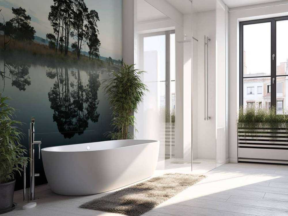 Alberi lungo i boschi