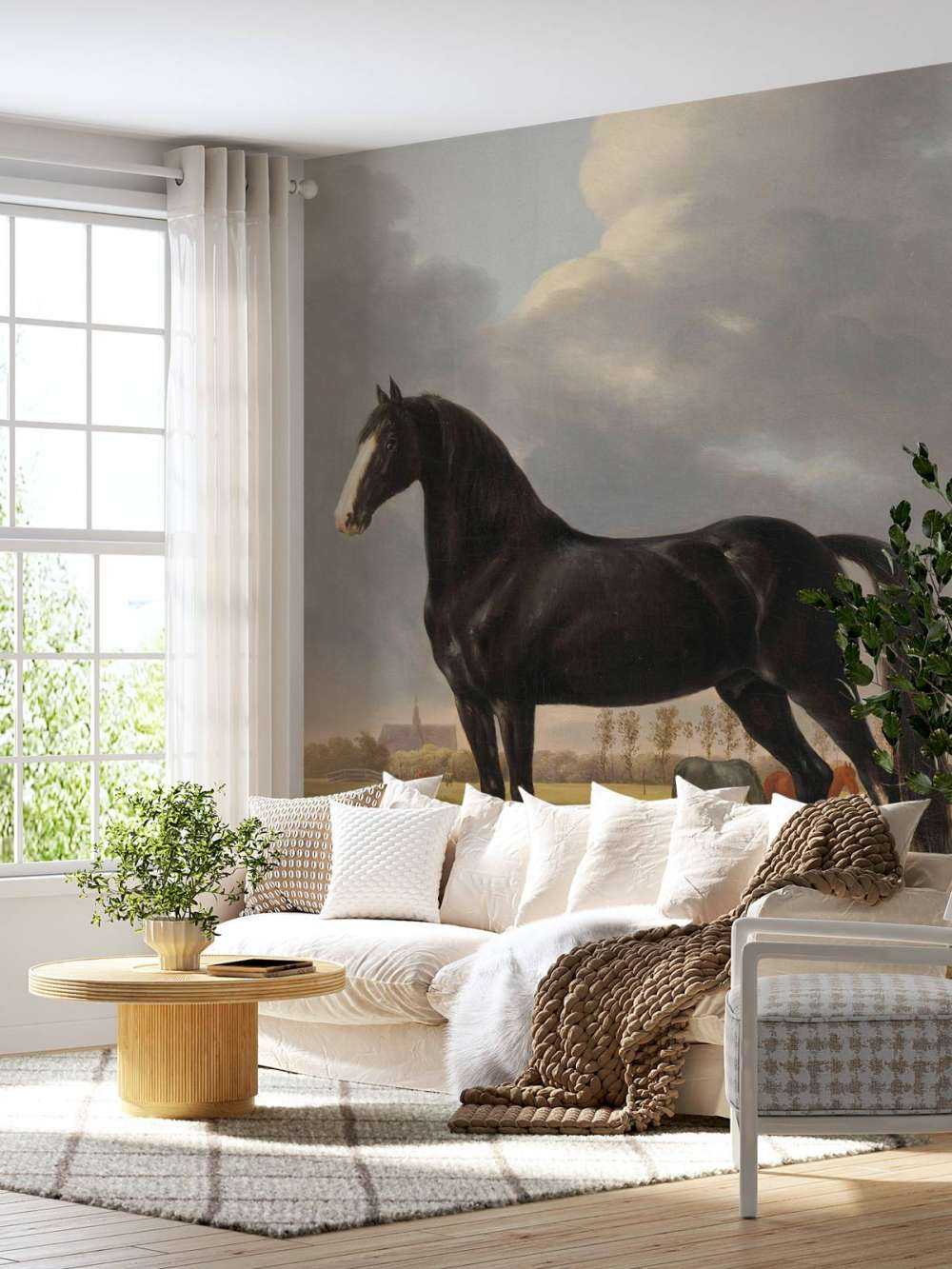 Foto carta da parati cavallo. Il cassettone De Vlugge