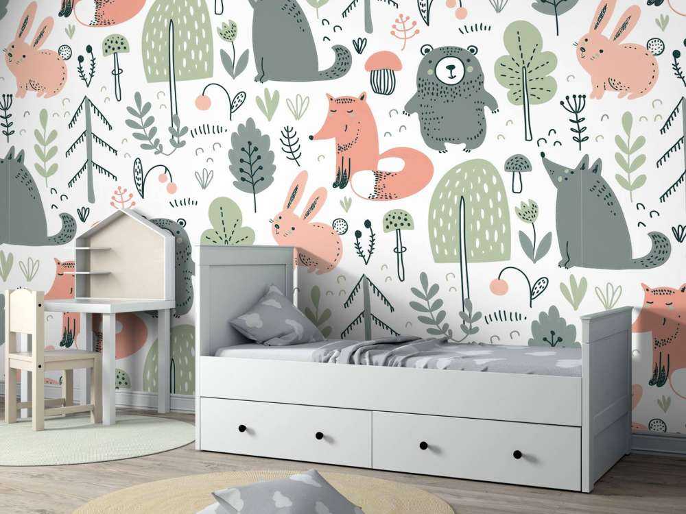 Animali della foresta colorati