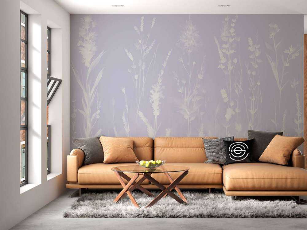 Lavanda Glade Carta da Parati Lavanda Viola