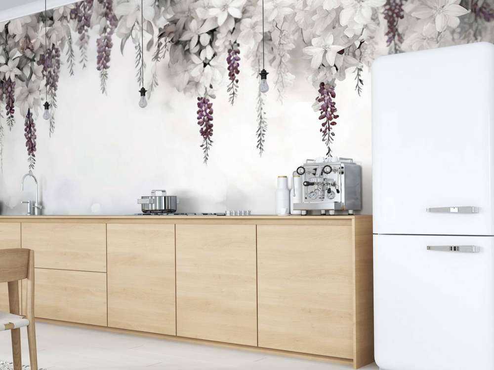 Gentile Giardino di Glicine Bianco