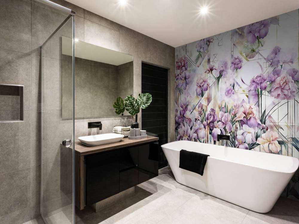 Gigantesche Iris Acquerello Viola