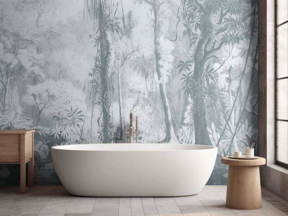 Foresta tropicale - blu