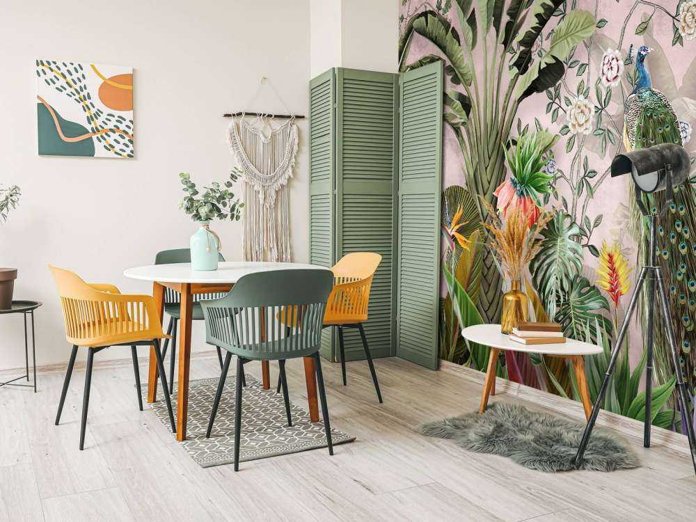 Pavone nella Bellezza Tropicale