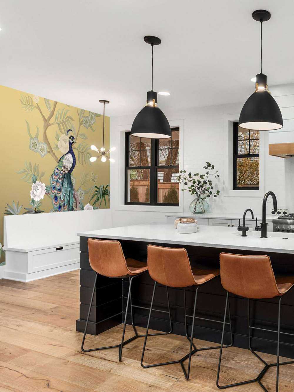 Pavoni e Peonie - Oro