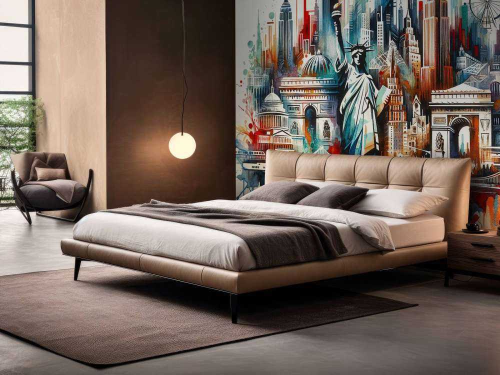 Abstract Watercolor New York