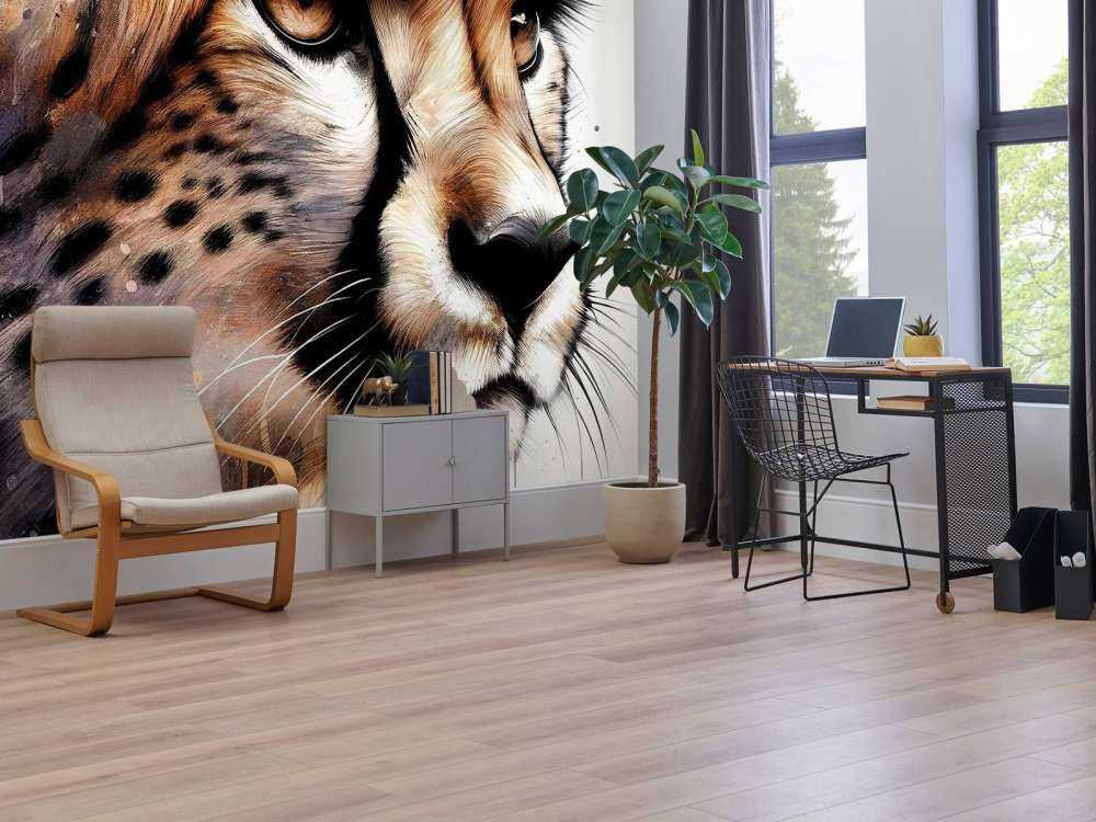 Cheetah ad acquerello