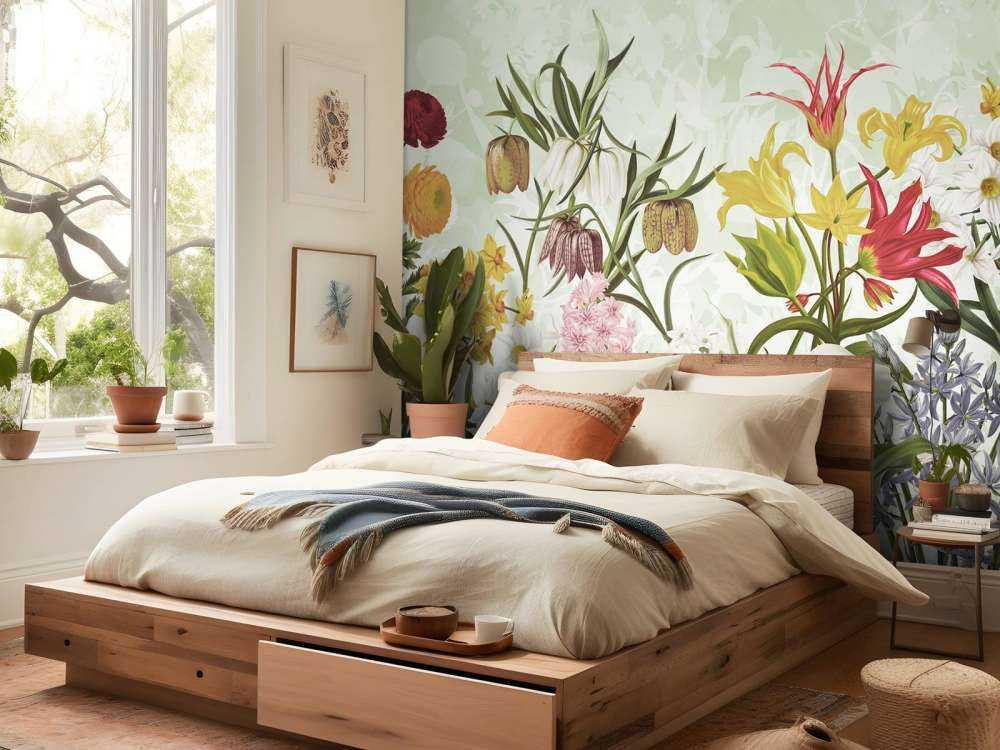 Fiori di Primavera - Verde Menta Fresco