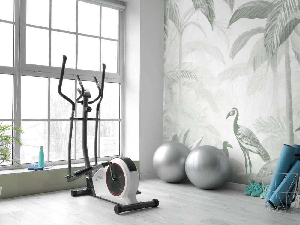 Giungla Nascosta con Ibis, verde