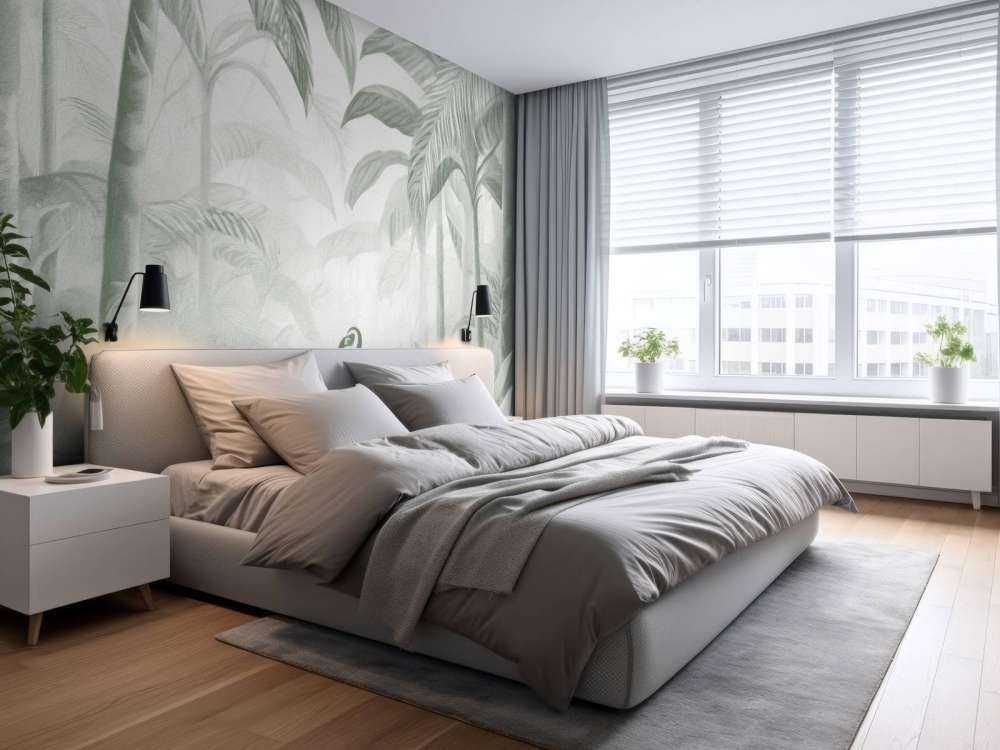 Giungla Nascosta con Ibis, verde