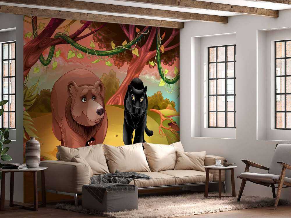 Animali amichevoli della giungla