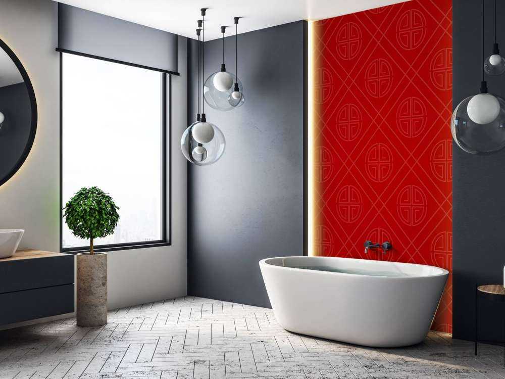 Modello cinese rosso