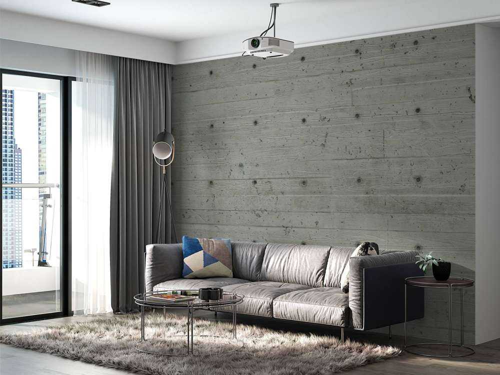 Calcestruzzo con effetto legno
