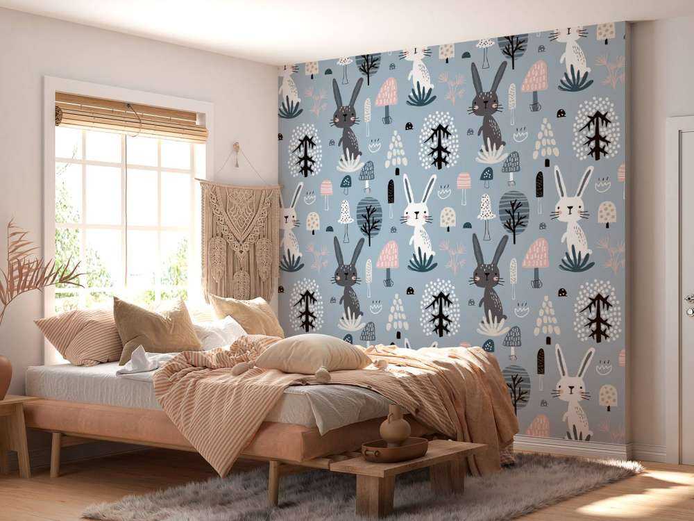 Modello di coniglio blu