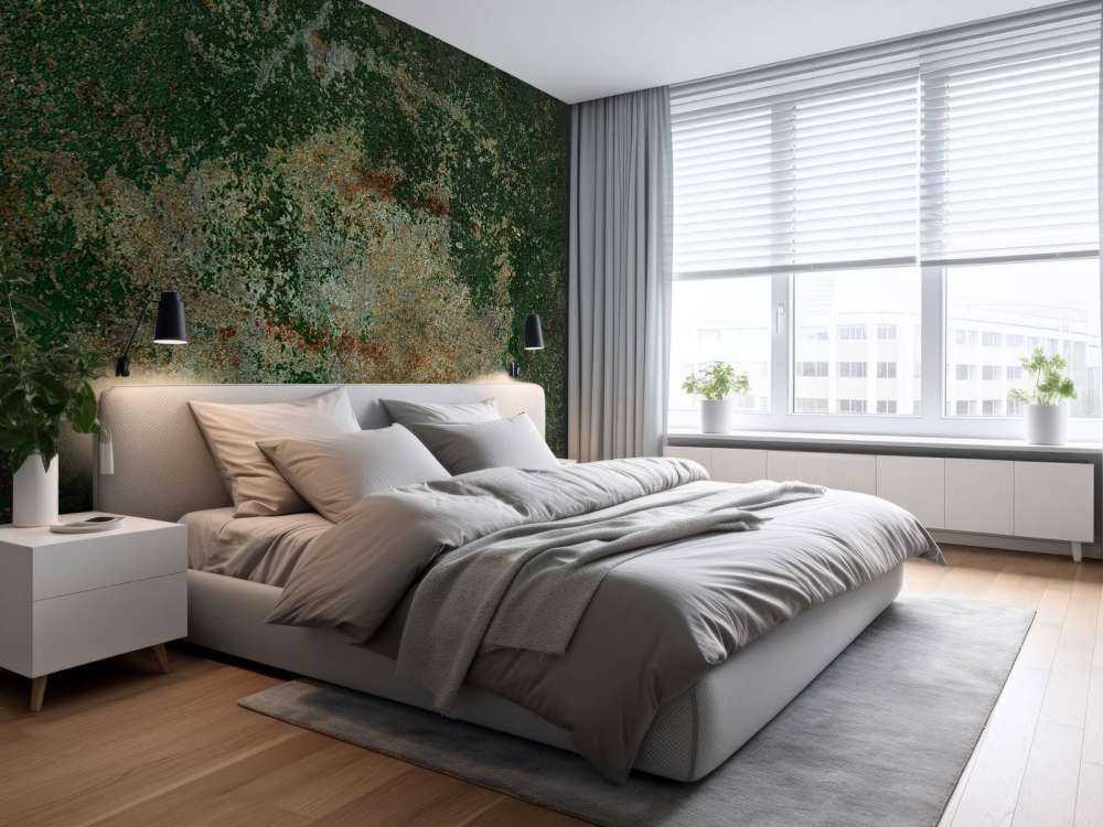 Struttura metallo verde