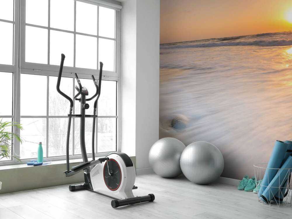 Tramonto sulla spiaggia