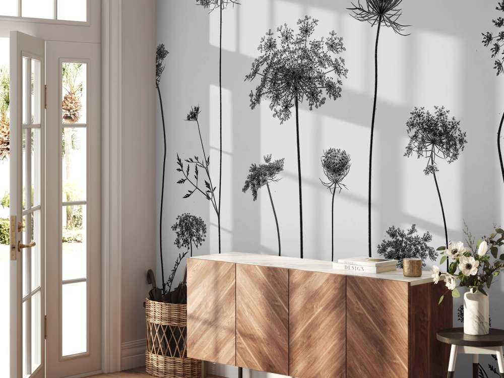 Prezzemolo di mucca in bianco e nero