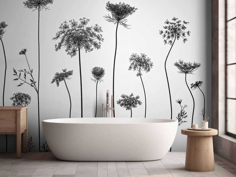 Prezzemolo di mucca in bianco e nero