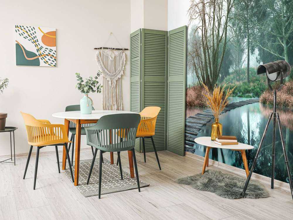 Paesaggio vintage autunnale