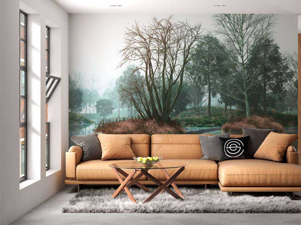 Paesaggio vintage autunnale