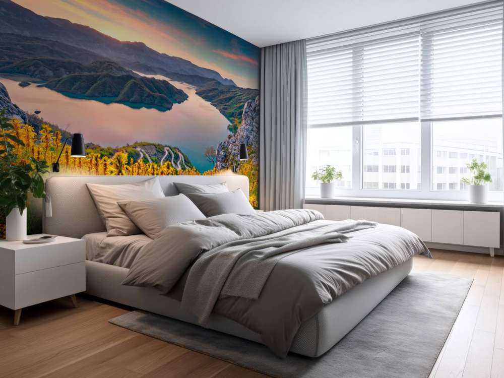 Alba sul lago Bovilla