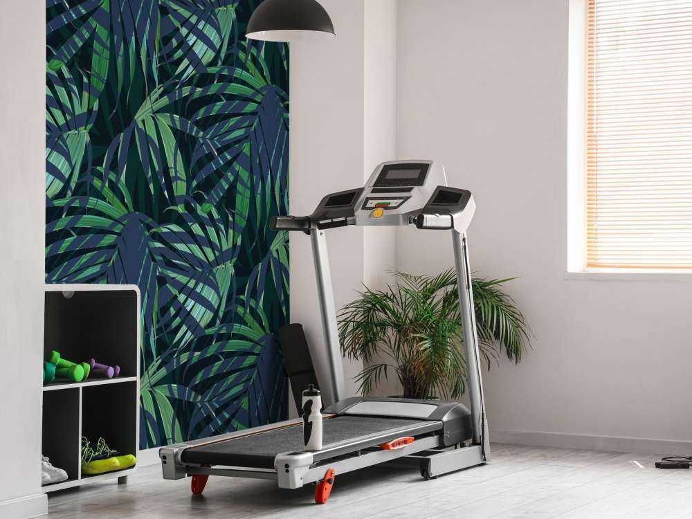 Foglie di palma verdi