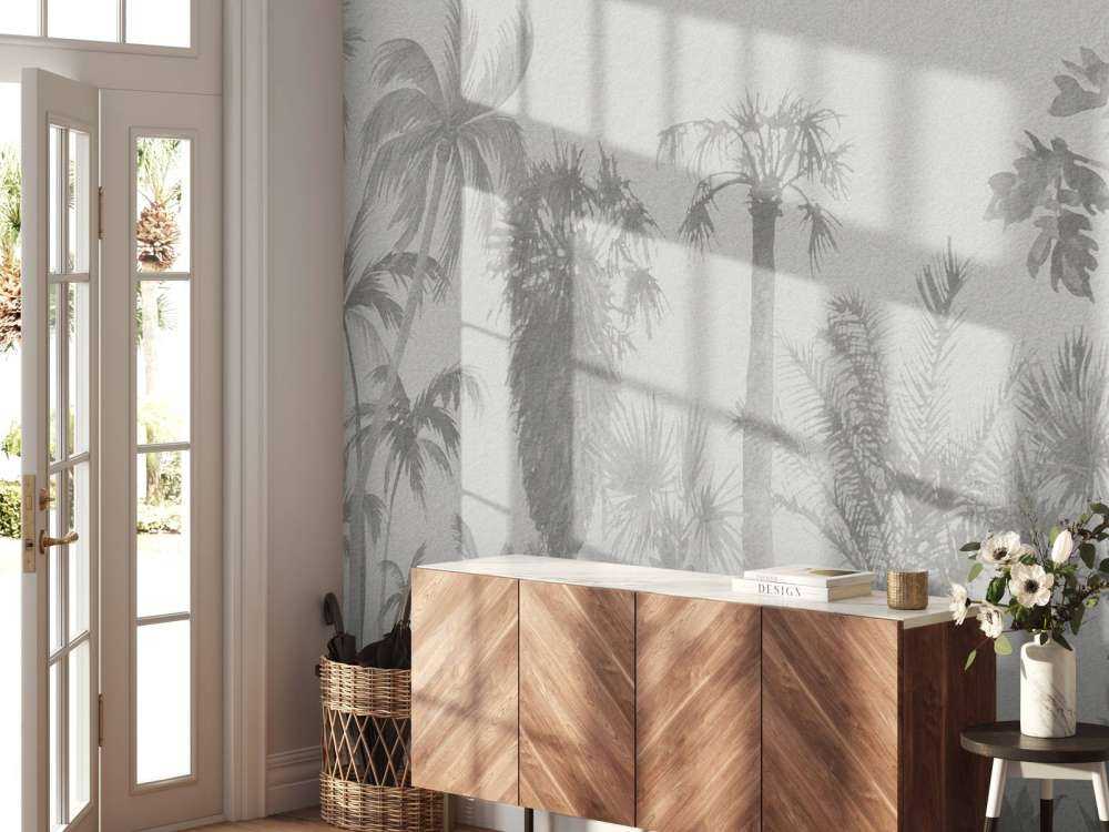 Giungla in tonalità di grigio