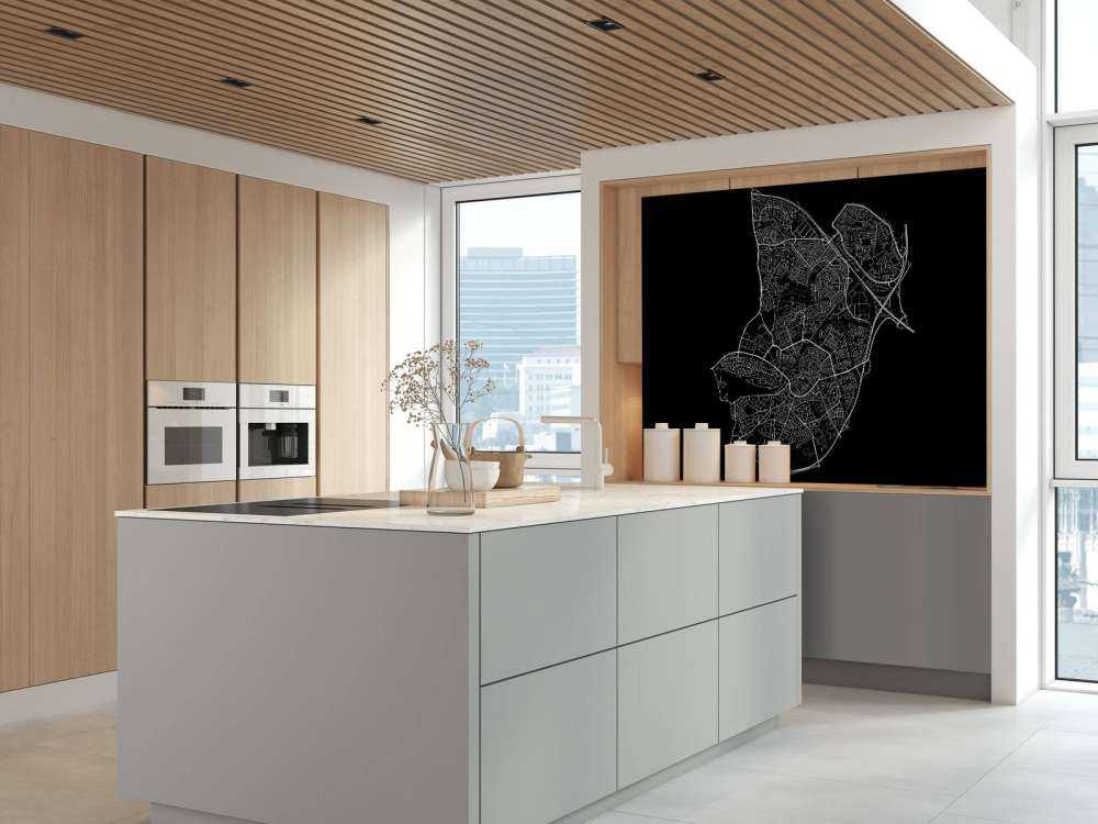 Mappa di Amersfoort, nero