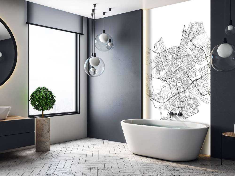 Mappa di Groninga, bianco