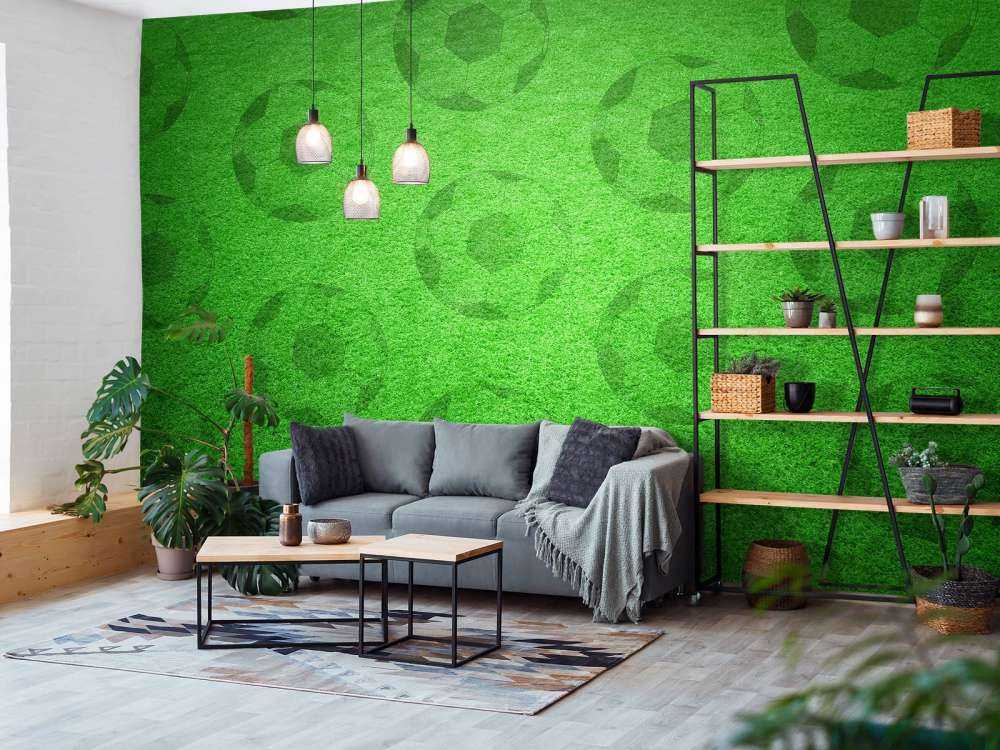 Giocare a calcio su erba