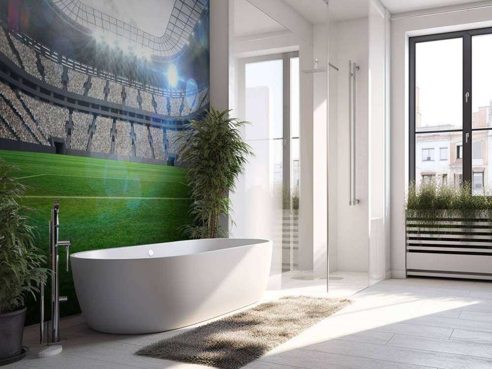 Stadio con tetto aperto