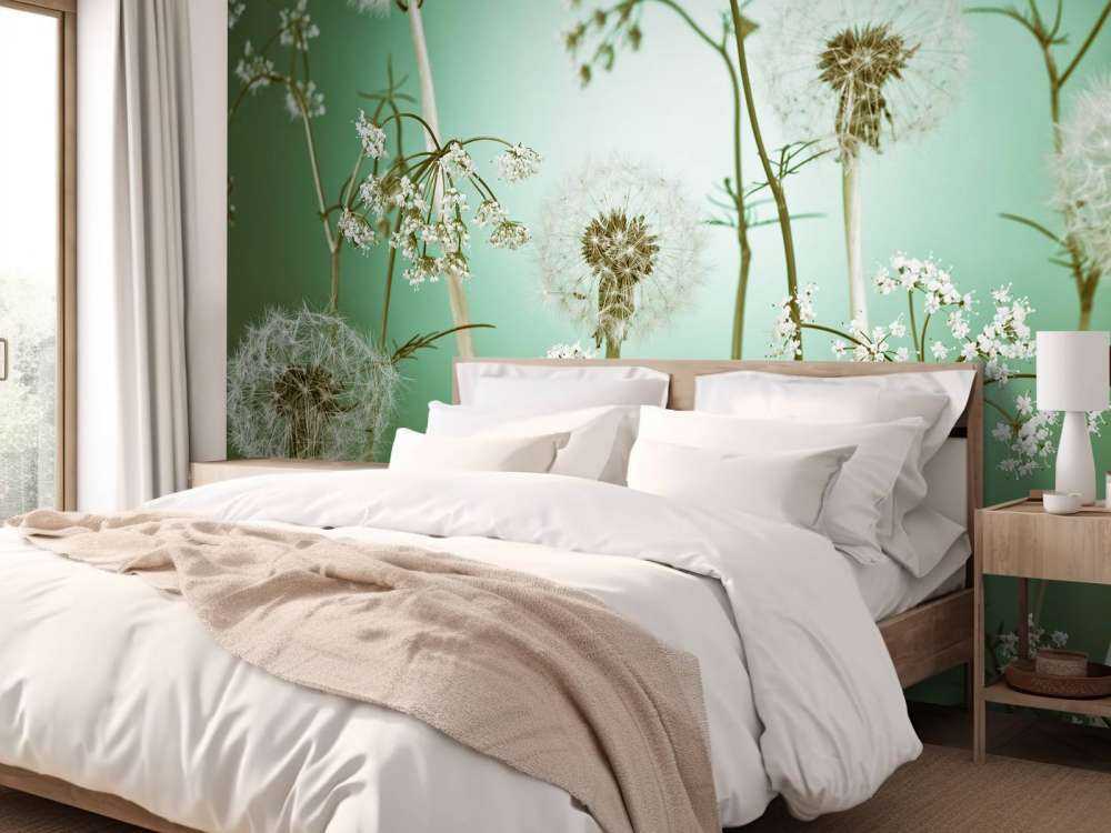 Fantasia del prato verde