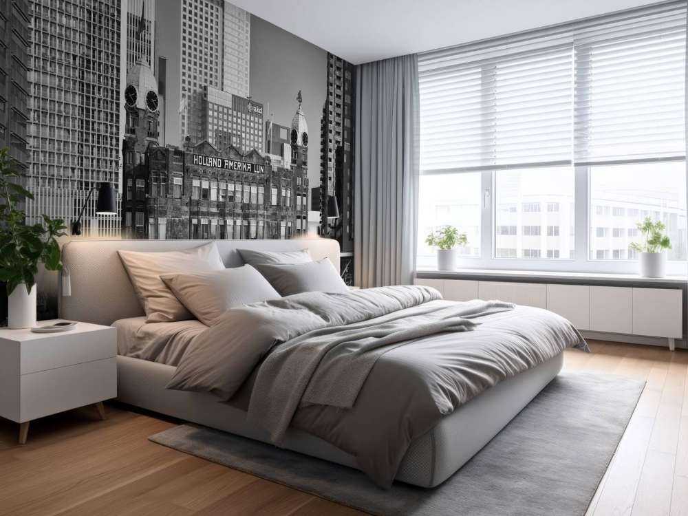 Hotel New York in bianco e nero Rotterdam 