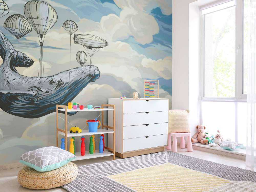 Mongolfiere con balena