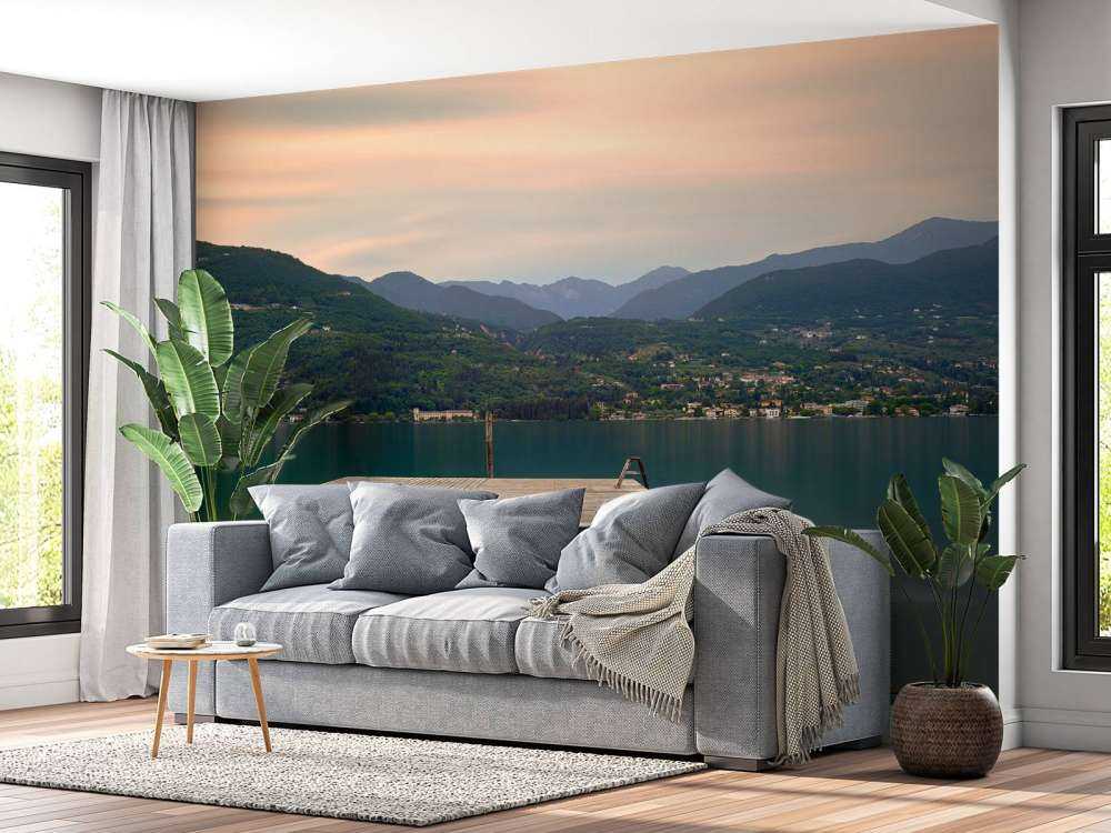 Pontile sul lago di Garda