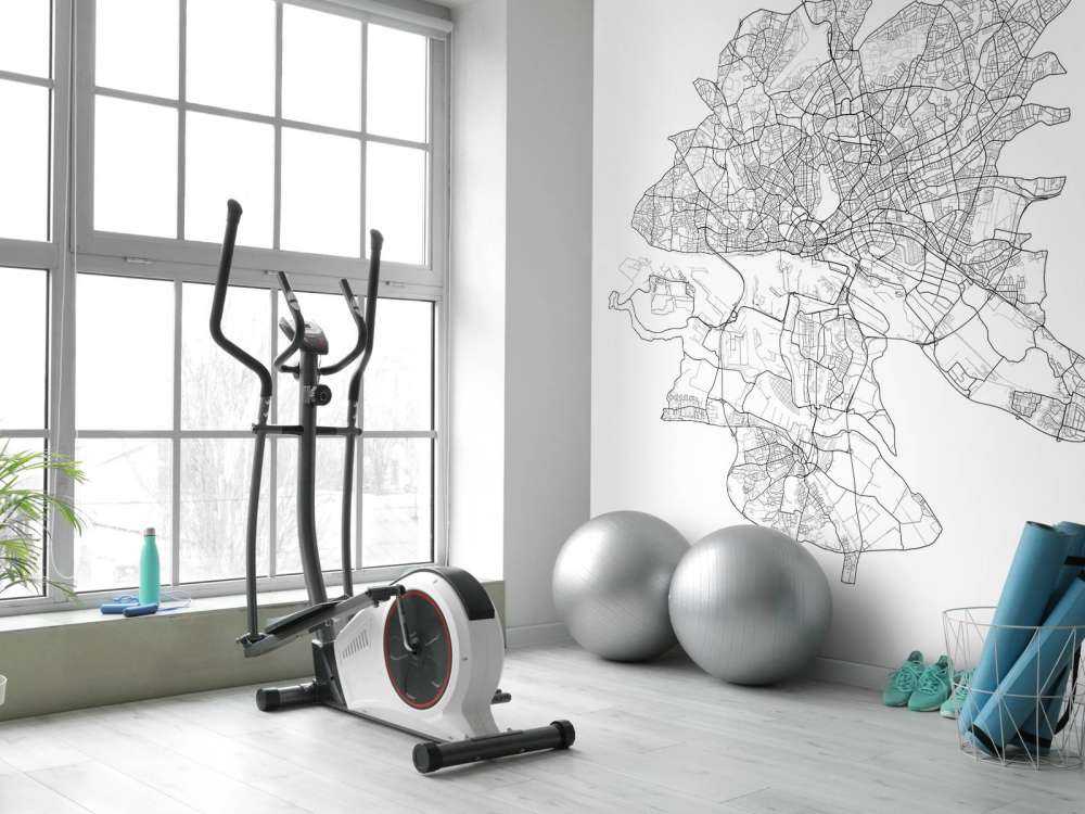 Mappa di Amburgo, bianco 