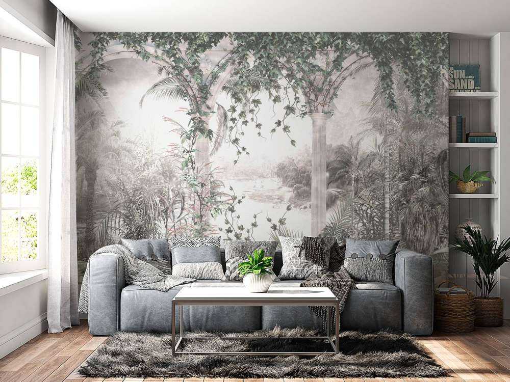 Alberi e foglie tropicali