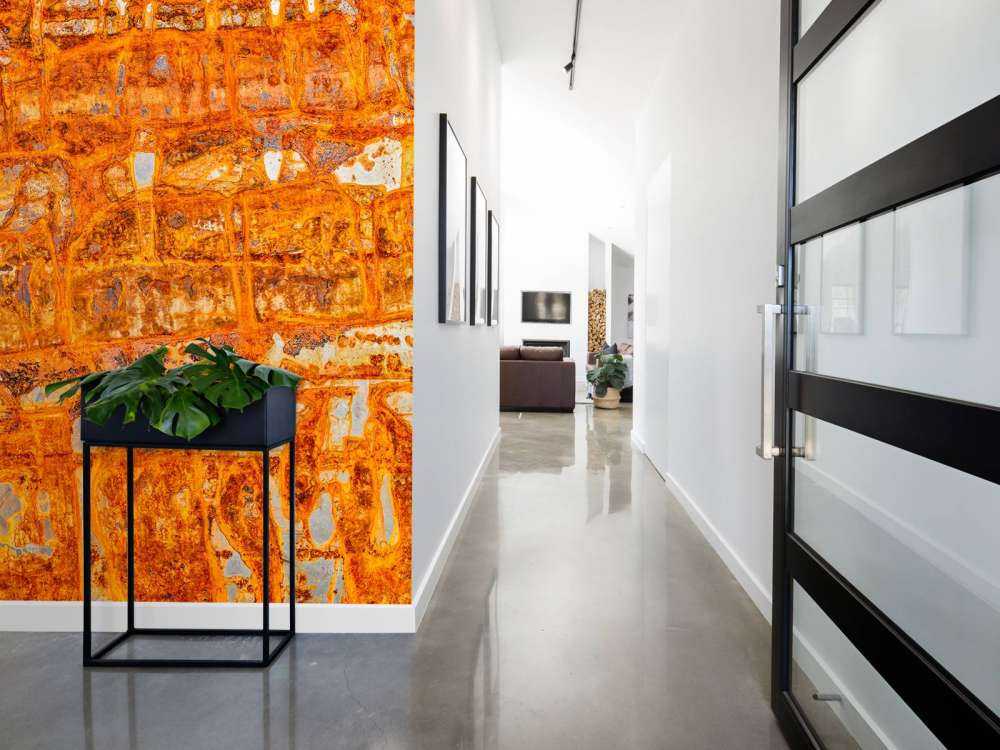 Piastra metallica arrugginita