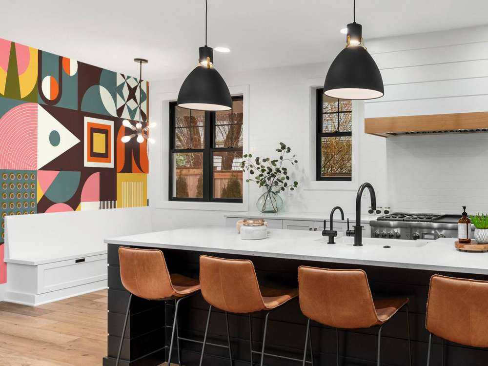 Forme astratte colorate