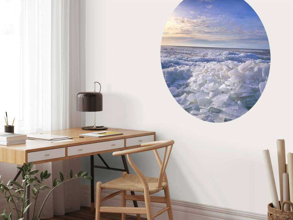 Schiacciare il ghiaccio sull'Ijsselmeer