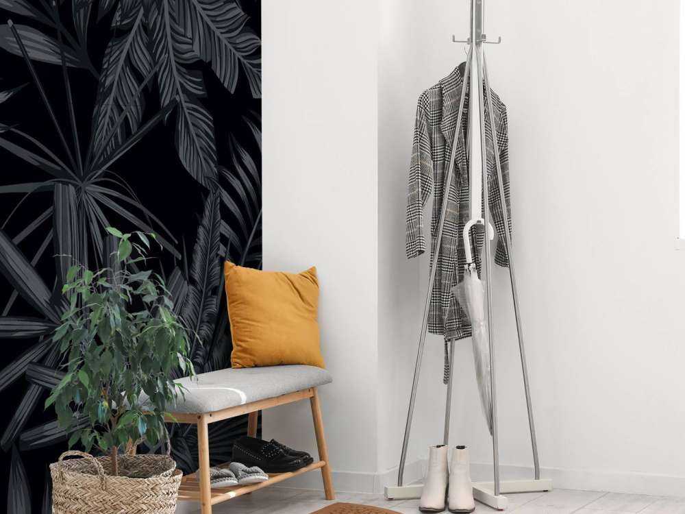 Foglie nere tropicali