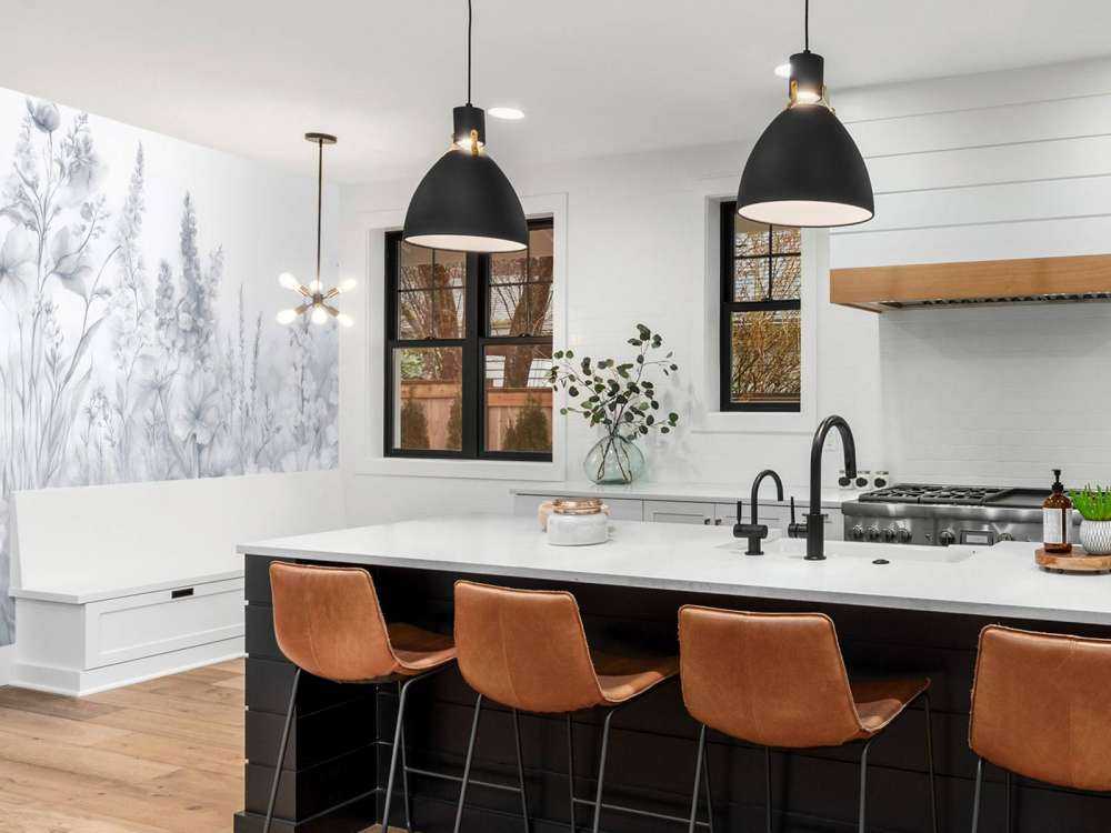 Giardino inglese tenero - blu