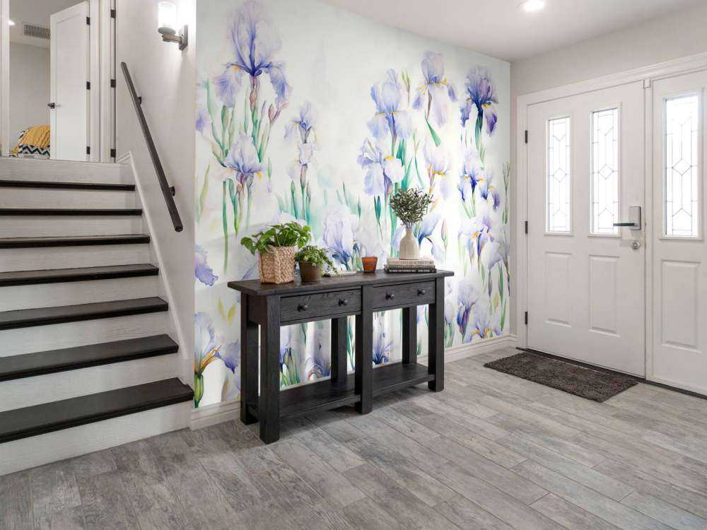 Iris danzano pastello senza soluzione di continuità