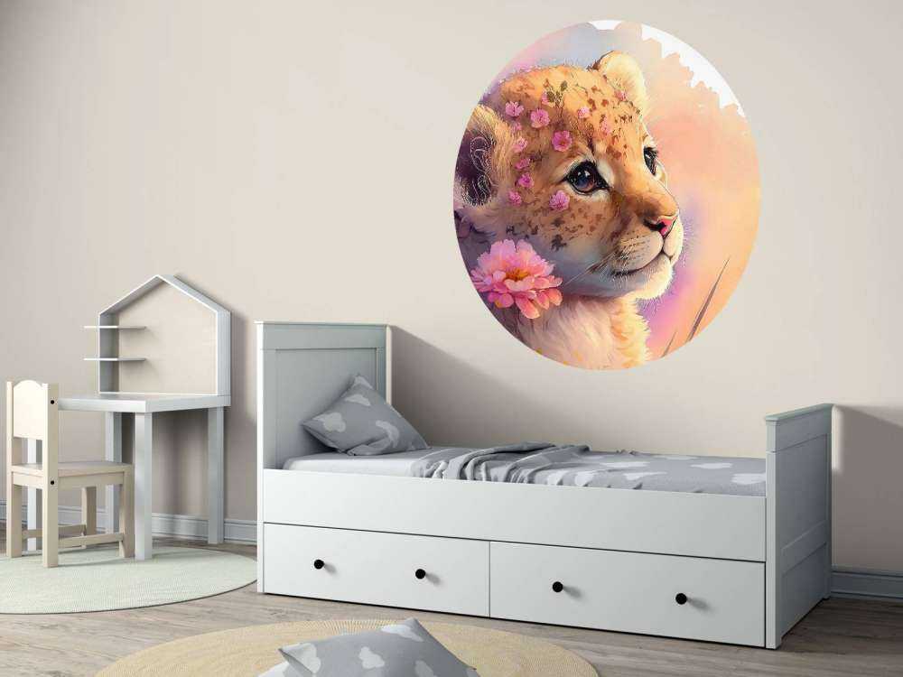 Cucciolo di drago tra i fiori