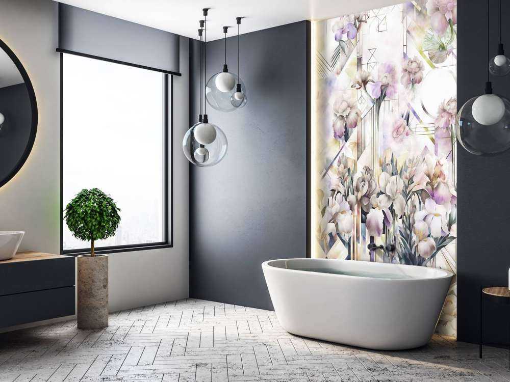 Enormi Iris Acquerello Viola