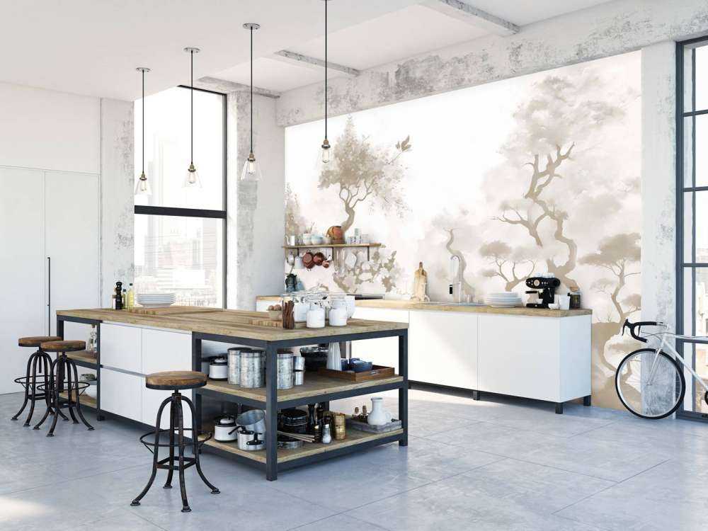 Alberi in fiore Grigio