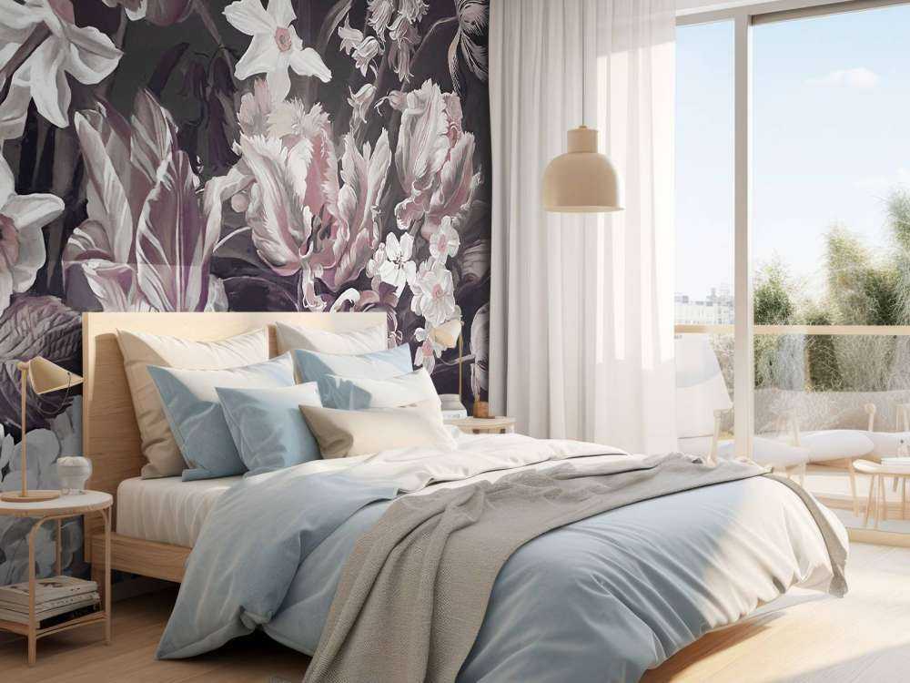 Bouquet con peonie rosa