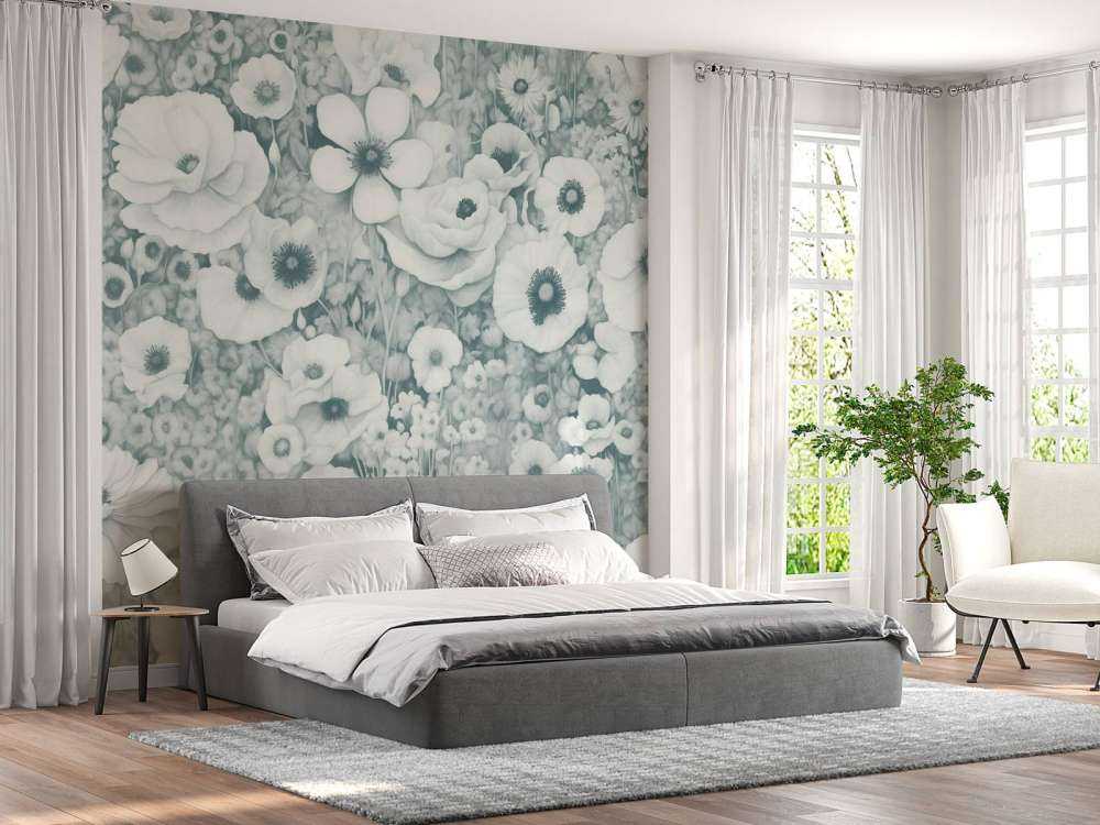 Racconto di Papavero Monocromatico Oceano