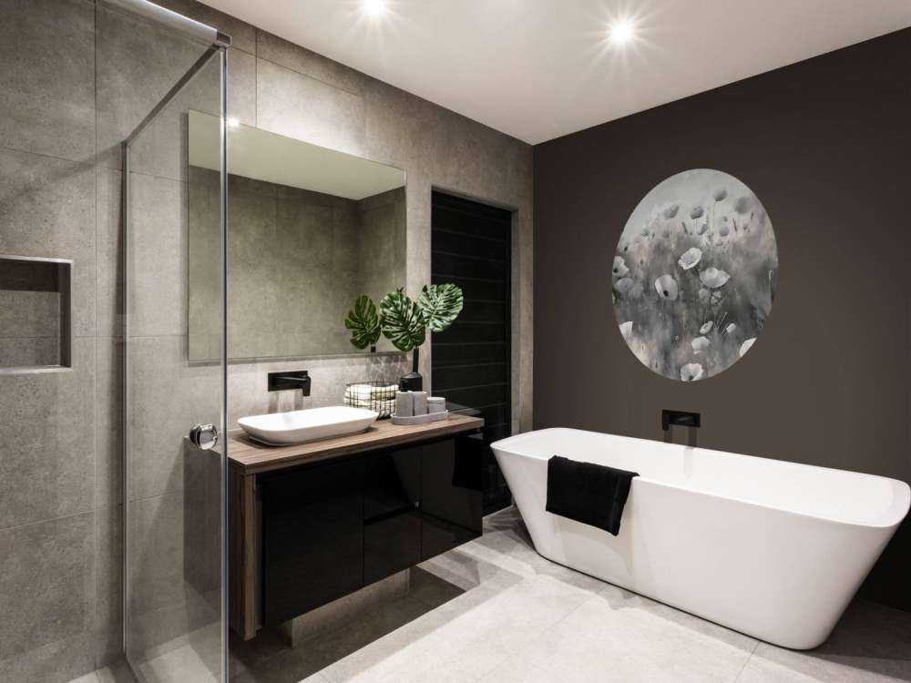 Danza di fiori selvatici - grigio