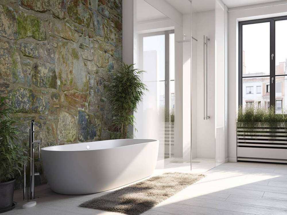 Vecchio muro con muschio